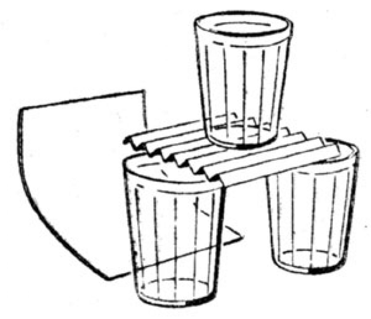 В четыре одинаковых стакана. Фокус с 3 стаканами. Фокусы с бумажными стаканчиками. Стакан и бумага. Опыты с бумагой.